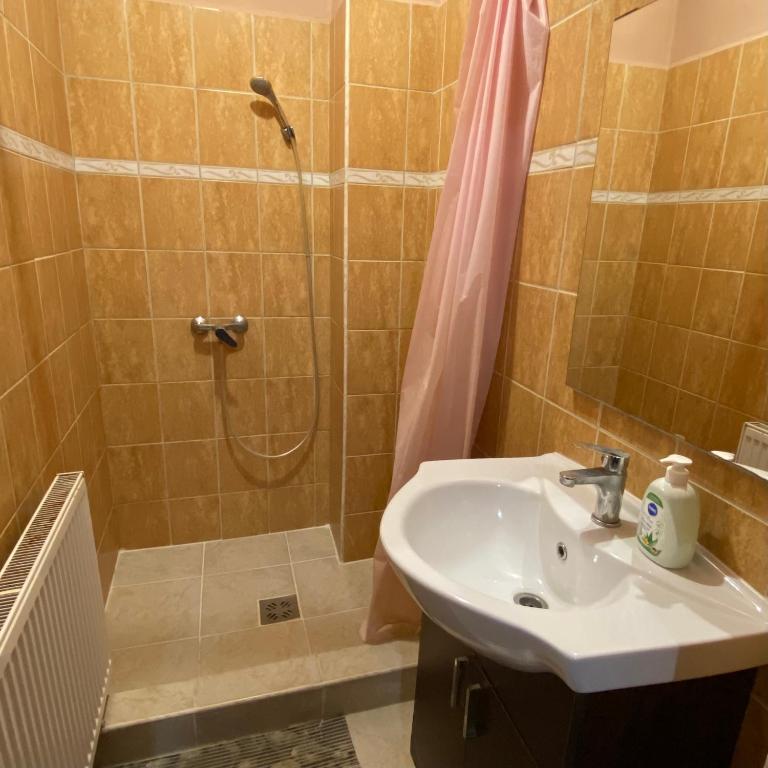 Fürdőszoba zuhanyzóval